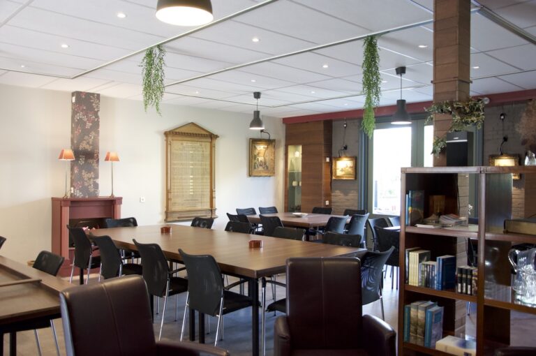 één van de mogelijke tafelopstellingen